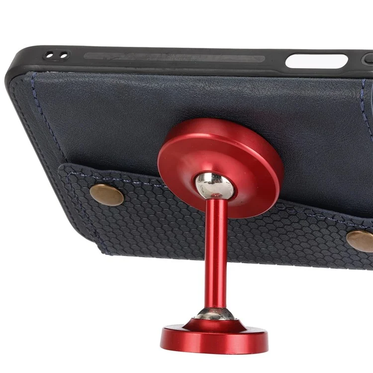 Pour Xiaomi 12 5G / 12x 5G / 12s 5G Kickstand Slots Conception Des Chemps TPU TPU Coinde TPU Résistant - Bleu