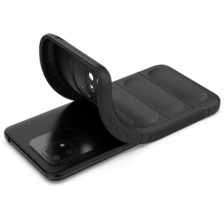 Для Xiaomi Redmi 10C Ударопрочный чехол-протектор из ТПУ с защитой от царапин и ударов - Черный