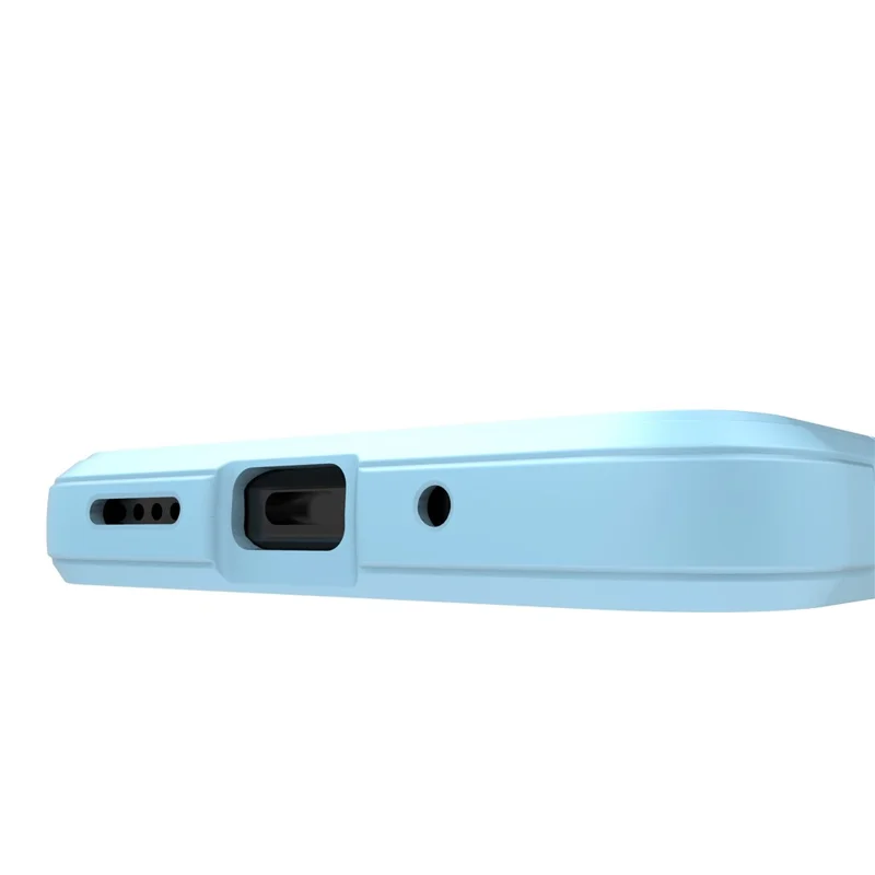 Funda protectora de teléfono TPU resistente a caídas para Xiaomi Redmi 10C 4G, cubierta trasera resistente y antiarañazos - Azul bebé