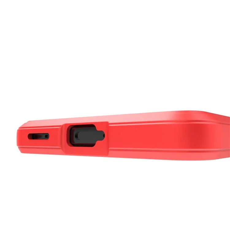 Per Xiaomi Poco F4 5G / Redmi K40S 5G TPU Phone Protector Case, Custodia Resistente agli Urti Guscio Posteriore Robusto - Rosso
