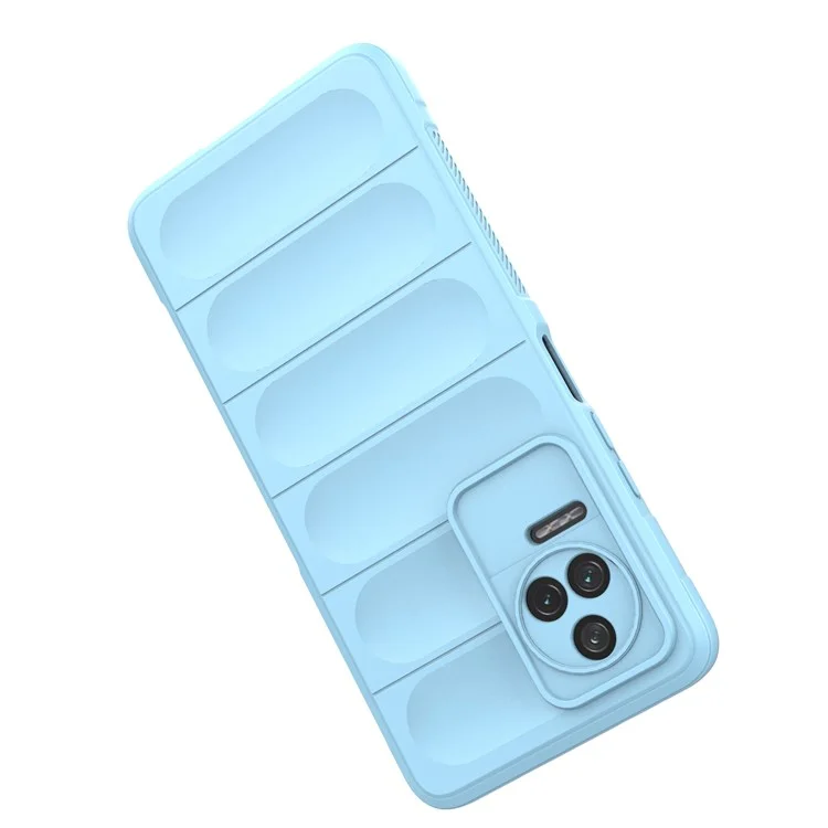 Pour Xiaomi Redmi K50 Pro / K50 Téléphone Mobile Couverture de Téléphone Mobile TPU TPU Protéger Case Anti-rayures - Bébé Bleu