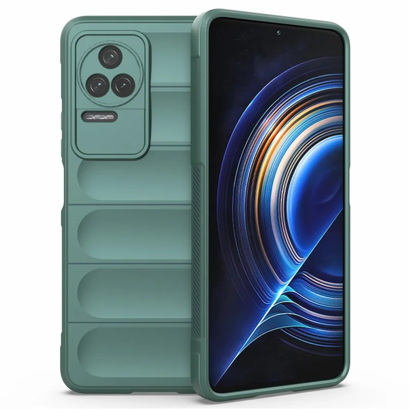 For Xiaomi Redmi K50 Pro/K50 Mobile Phone Cover Drop Resistant TPU Phone Protector Case Anti-scratch Rugged Back Phone Shell - Green