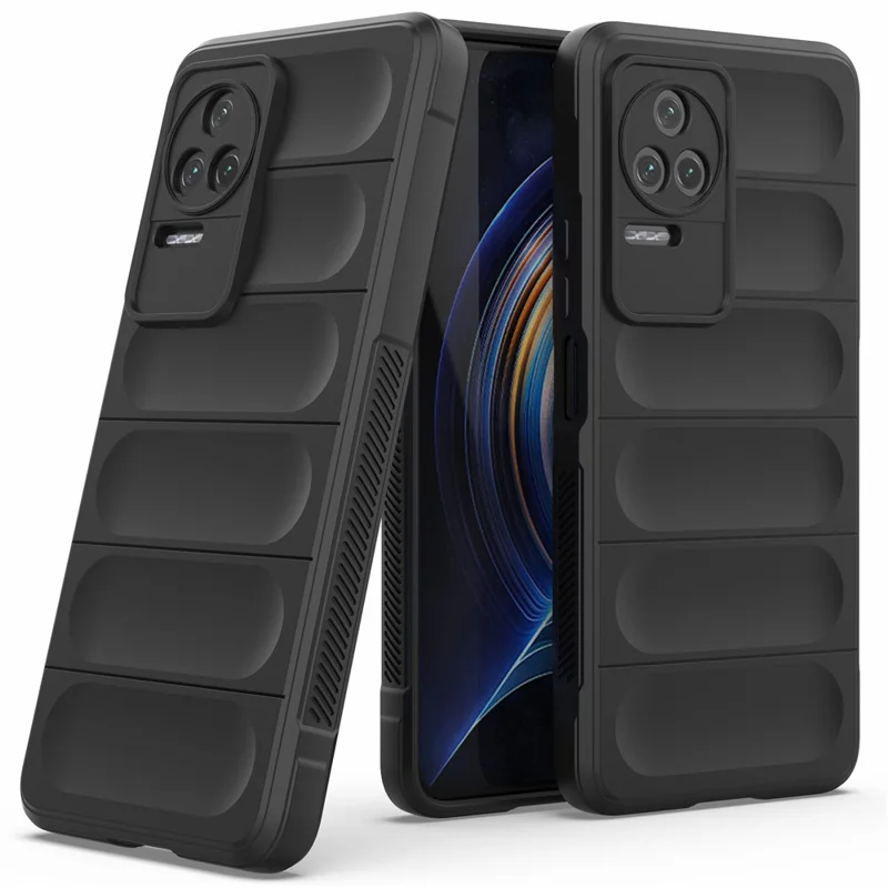 Für Xiaomi Redmi K50 Pro/K50 Mobiltelefonabdeckung Drop Resistant TPU Phone Protector Case Anti-kratzer Rugged Back Phone Shell - Hellgrau