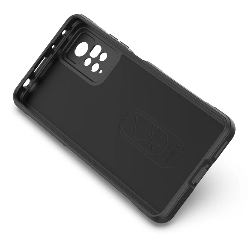 Für Xiaomi Redmi Note 12 Pro 4G / 11 Pro 4G (MediaTek) / Note 11 Pro 5G (Qualcomm) TPU-Telefonschutzhülle, stoßfest, robuste Rückabdeckung - Hellgrau