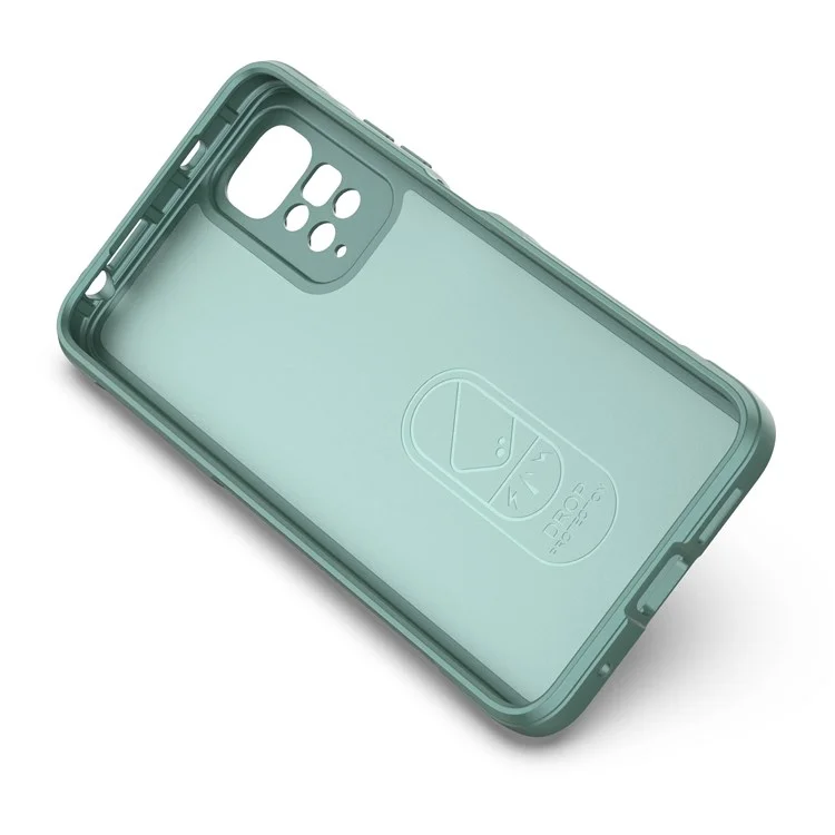 Para Xiaomi Redmi Note 11S 4G/Note 11 4G (Qualcomm) Funda de teléfono móvil a prueba de caídas de TPU Funda trasera resistente - Verde