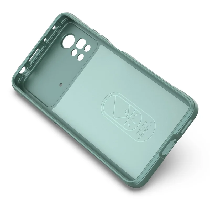 For Xiaomi Poco X4 Pro 5G Anti-slip Edge Precise Cutout Drop-proof TPU Phone Cover Rugged Back Case - Green