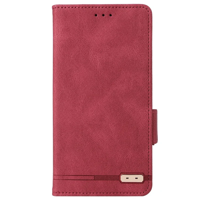 For Xiaomi Poco X4 Pro 5G Stand Wallet Leather Case Hardware Design Magnetic Clasp Phone Cover - Rose