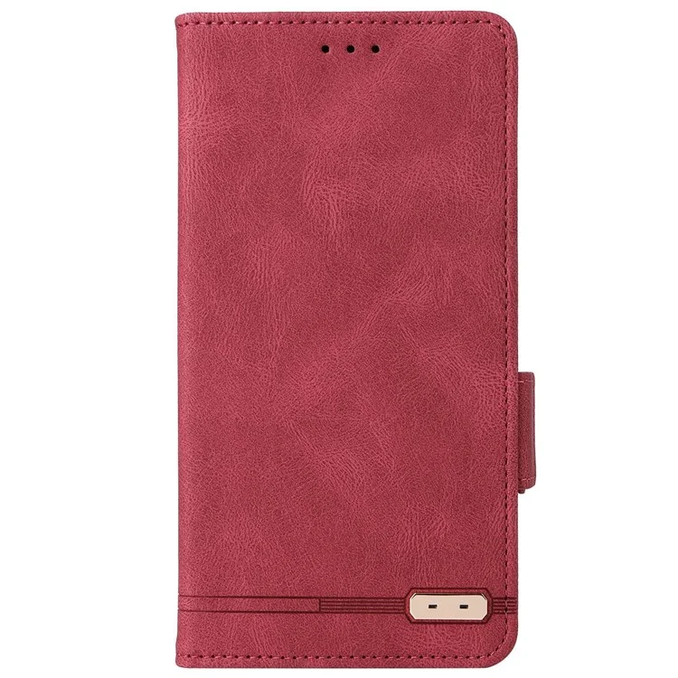 For Xiaomi Redmi Note 12 Pro 4G / 11 Pro 4G (MediaTek) / Note 11 Pro 5G (Qualcomm) Stand Wallet Phone Case PU Leather Hardware Design Magnetic Closure Cover - Rose