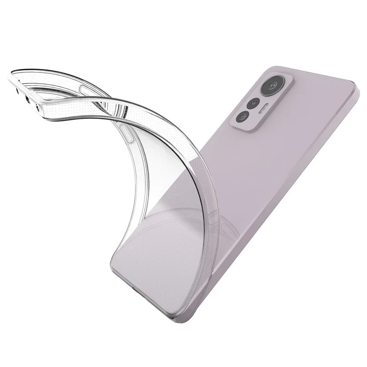 Para Xiaomi 12 Lite 5G Crystal Clear Tpu Telep Cubierta de Teléfono Ultra Slim Anti-scratch Case