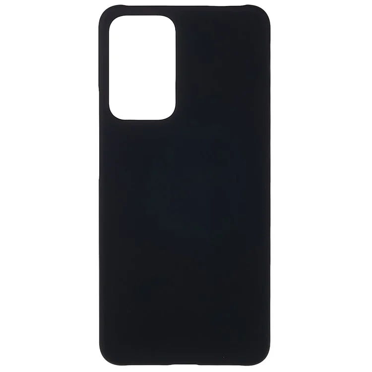 Para Xiaomi Redmi Note 11 Pro 5G (Qualcomm)/Note 11 Pro 4G (MediaTek) Superficie Brillante Revestida de Goma Funda de Teléfono Antiarañazos Caja Rígida de PC - Negro