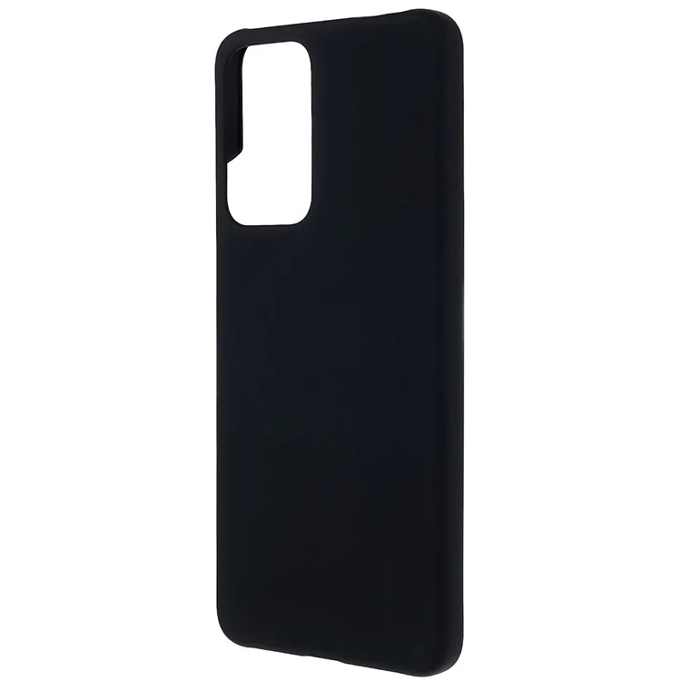 Para Xiaomi Redmi Note 11 Pro 5G (Qualcomm)/Note 11 Pro 4G (MediaTek) Superficie Brillante Revestida de Goma Funda de Teléfono Antiarañazos Caja Rígida de PC - Negro