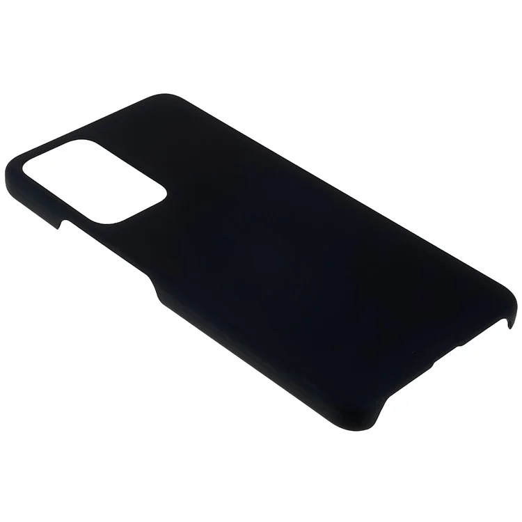 Para Xiaomi Redmi Note 11 Pro 5G (Qualcomm)/Note 11 Pro 4G (MediaTek) Superficie Brillante Revestida de Goma Funda de Teléfono Antiarañazos Caja Rígida de PC - Negro