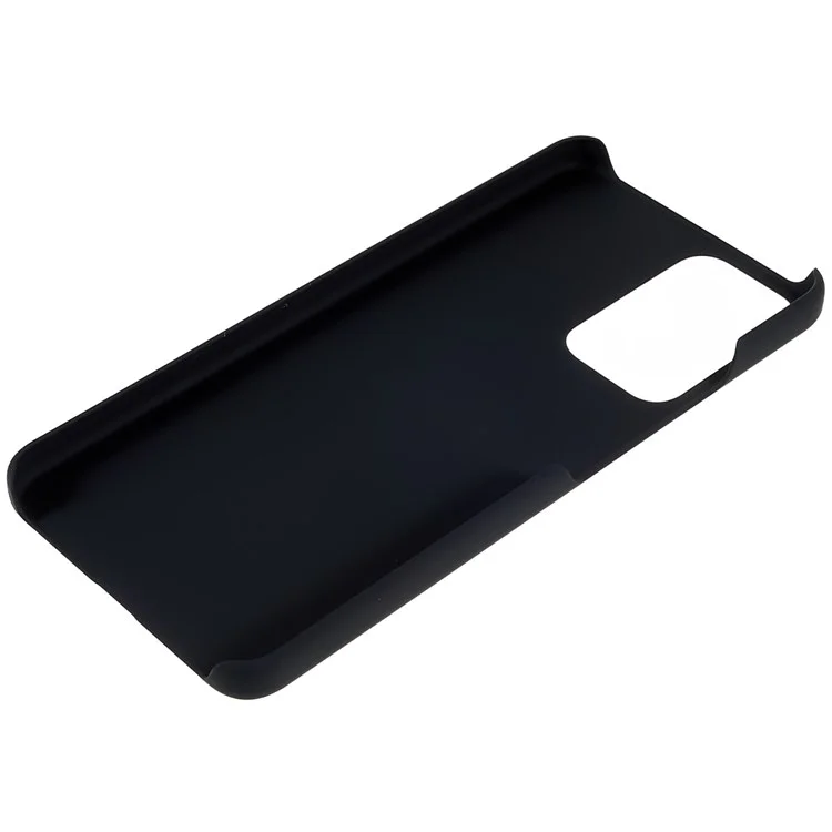 Para Xiaomi Redmi Note 11 Pro 5G (Qualcomm)/Note 11 Pro 4G (MediaTek) Superficie Brillante Revestida de Goma Funda de Teléfono Antiarañazos Caja Rígida de PC - Negro