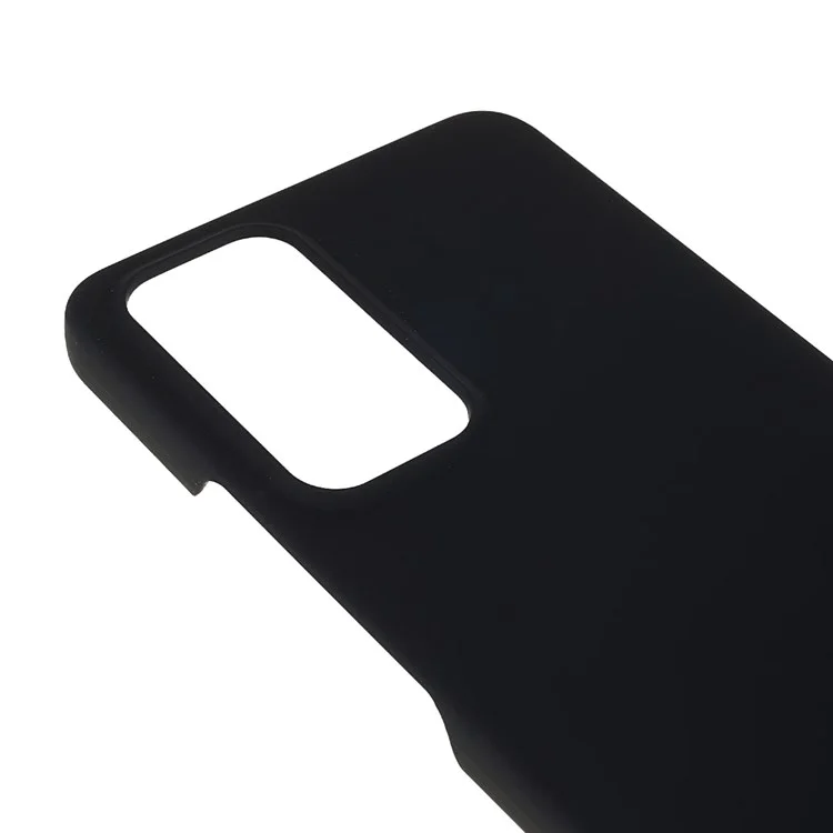 Pour Xiaomi 12 Lite 5G Rubberized Glossy Surface Phone Shell Wear-resistant Durable Hard PC Case - Noir