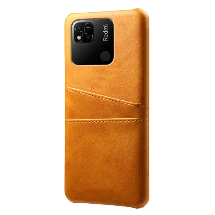 Для Xiaomi Redmi 10a Shock-resean Thin Card Slots Back Case Anti-scarch - Апельсин