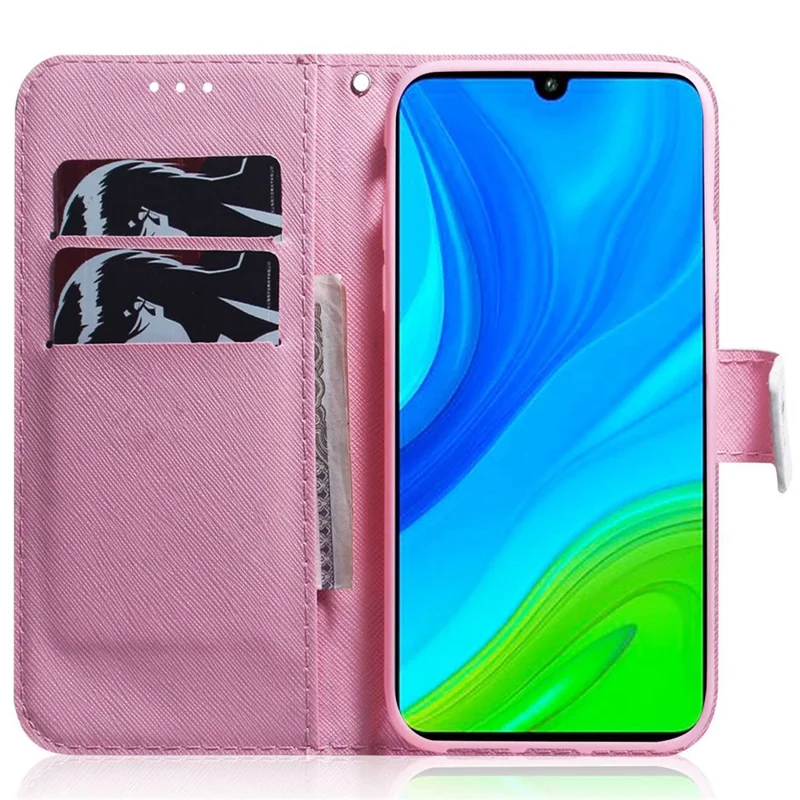 For Xiaomi 12 5G/12X 5G/12S 5G Flip PU Leather Book Wallet Case 3D Pattern Printing Magnetic Closure Stand Phone Cover with Strap - Magnolia