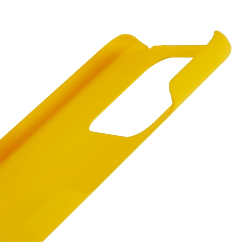 لـ Xiaomi Redmi 10C 4G غطاء واقي صلب من مادة البولي كربونات مقاوم للصدمات مع سطح لامع مطاطي مضاد للخدوش - أصفر