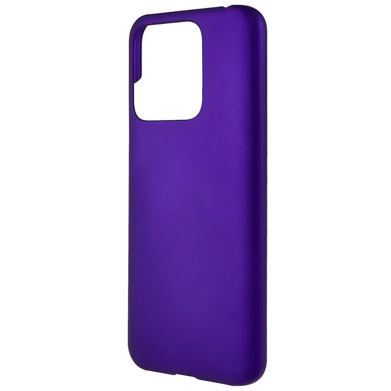 For Xiaomi Redmi 10A Scratch Resistant Slim Phone Case Rubberized Glossy Surface Protective Cover Hard PC Cell Phone Case - Purple