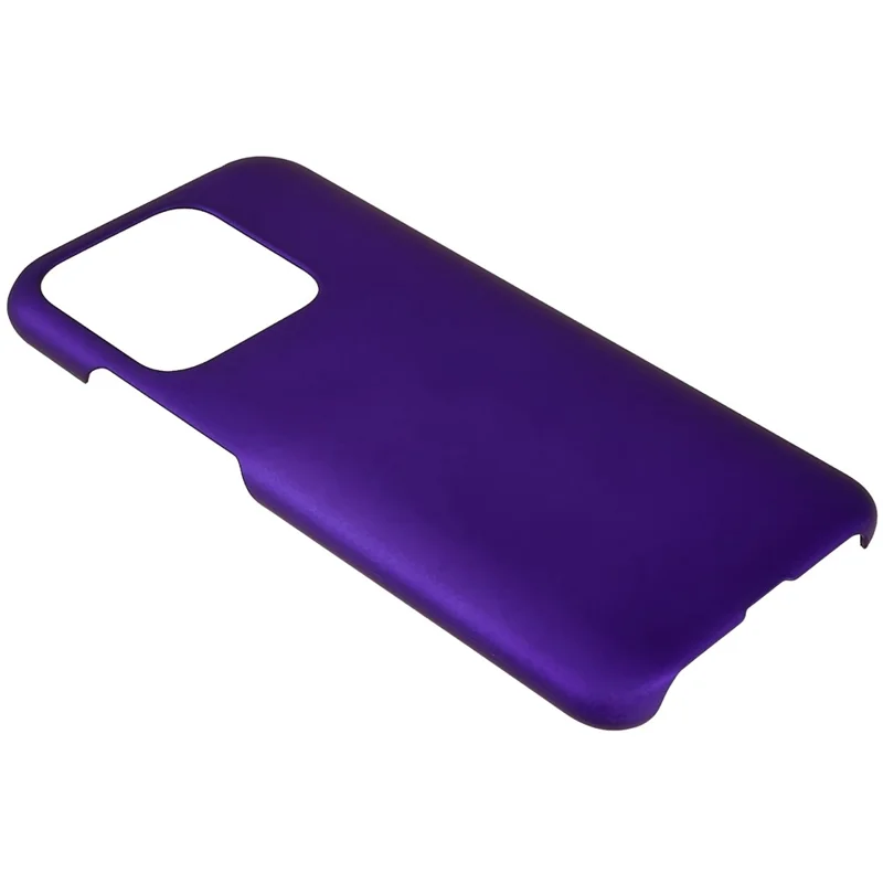 For Xiaomi Redmi 10A Scratch Resistant Slim Phone Case Rubberized Glossy Surface Protective Cover Hard PC Cell Phone Case - Purple