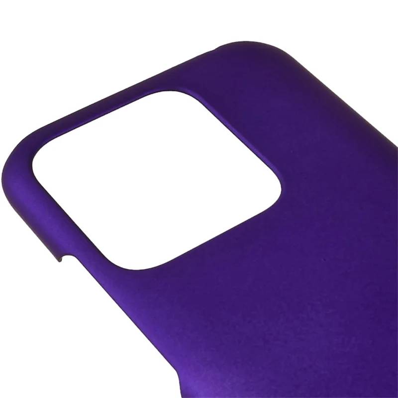 For Xiaomi Redmi 10A Scratch Resistant Slim Phone Case Rubberized Glossy Surface Protective Cover Hard PC Cell Phone Case - Purple