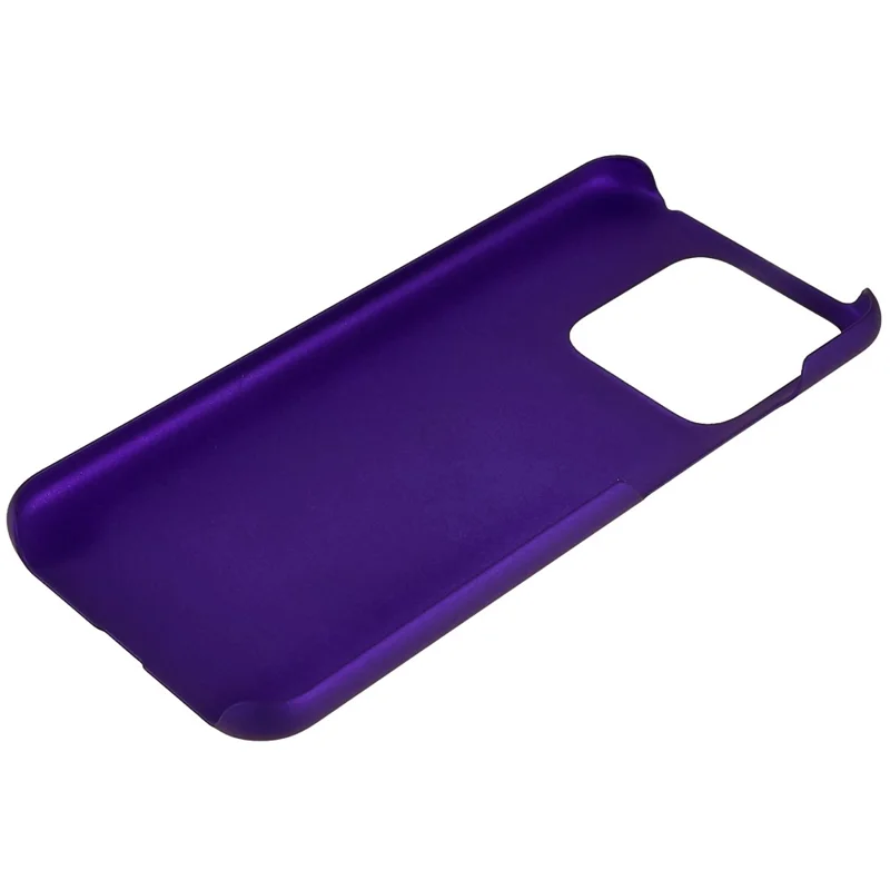 For Xiaomi Redmi 10A Scratch Resistant Slim Phone Case Rubberized Glossy Surface Protective Cover Hard PC Cell Phone Case - Purple