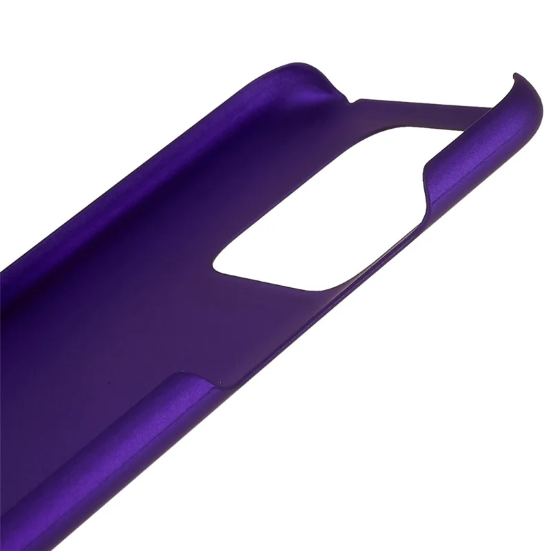For Xiaomi Redmi 10A Scratch Resistant Slim Phone Case Rubberized Glossy Surface Protective Cover Hard PC Cell Phone Case - Purple