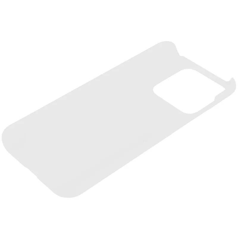 For Xiaomi Redmi 10A Scratch Resistant Slim Phone Case Rubberized Glossy Surface Protective Cover Hard PC Cell Phone Case - White