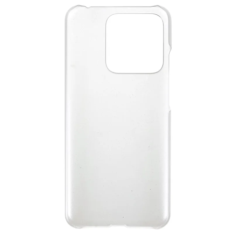 Para Xiaomi Redmi 10A Resistente A Riscos Slim Phone Case Emborrachado Superfície Brilhante Capa Protetora Dura PC Caso De Telefone Celular - Transparente