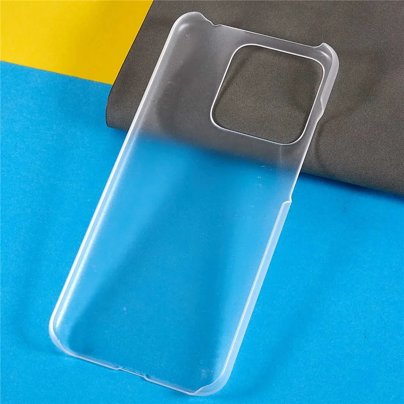 Para Xiaomi Redmi 10A Resistente A Riscos Slim Phone Case Emborrachado Superfície Brilhante Capa Protetora Dura PC Caso De Telefone Celular - Transparente
