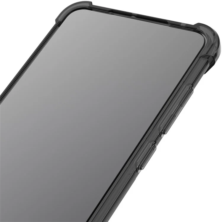 IMAK для Xiaomi Redmi Note 11T Pro 5G / Note 11T Pro+ 5G / Poco X4 GT 5G / Redmi K50i 5G Полная защита Мягкий чехол из TPU Воздушная подушка Конструкция Ударопрочный чехол с защитной пленкой для экрана - Прозрачный черный