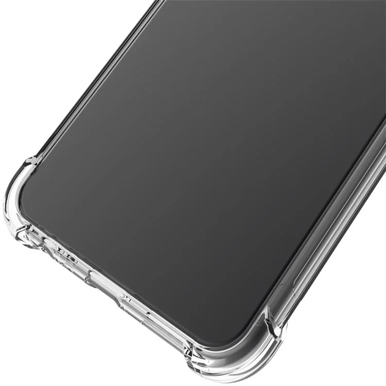 IMAK pour Xiaomi Redmi Note 11T Pro 5G / Note 11T Pro+ 5G / Poco X4 GT 5G / Redmi K50i 5G Coque de protection complète en TPU souple avec design airbag, protection antichoc avec protecteur d'écran - Transparent