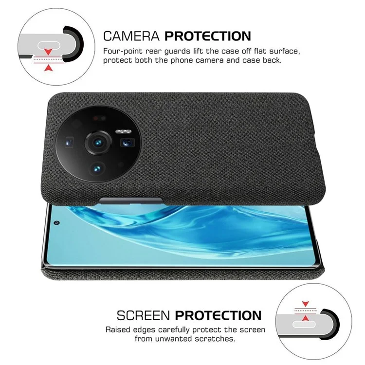 Для Xiaomi 12S Ultra 5G Anti-shock Phone Cash - Черный