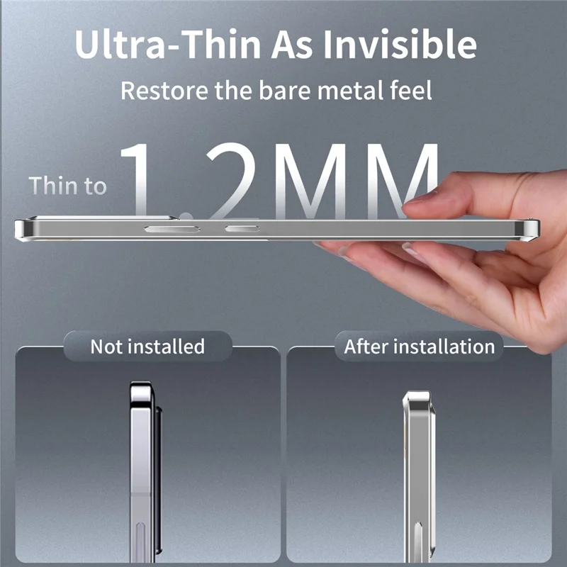 Para Xiaomi 13 5G Case de Teléfono Magnético Mate Cubierta de Teléfono de Protección de Lente de Borde Metálico - Plata