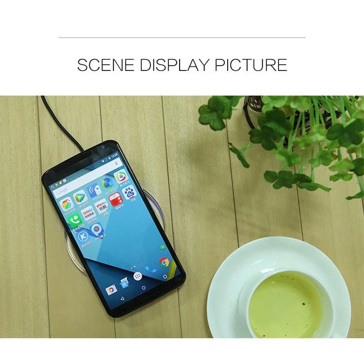 NILLKIN Magic Disk II Wireless Charger for Samsung S6 / S6 Edge LG Nokia Motorola iPhone - White