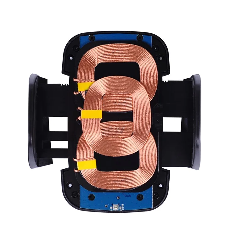 C3A 3 Coils Qi Wireless Charger with Rotary Car Air Vent Mount for Samsung Galaxy S6/S6 Edge LG G3 etc.
