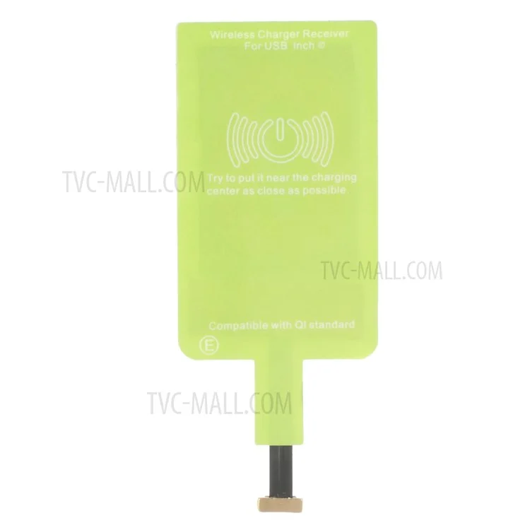 Receptor De Carregador Sem Fio Qi Universal Para Telefones Celulares De Interface Micro-USB (interface Estreita)