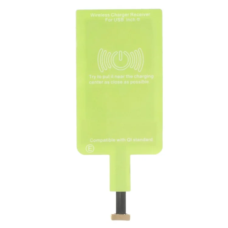 Universal Qi Wireless Charger Receiver for Micro-USB interface Mobile Phones (Narrow-interface Down)
