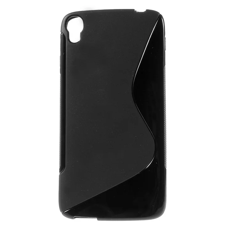 S Shape TPU Case for Alcatel OneTouch Idol 3 (5.5) - Black