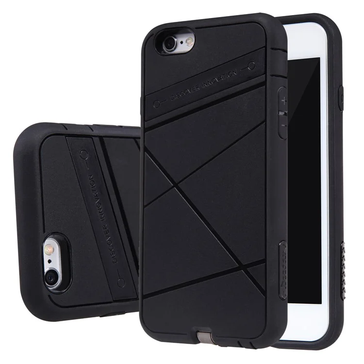 NILLKIN Super Power for iPhone 6 Wireless Charging Receiver PC + TPU Case - Black