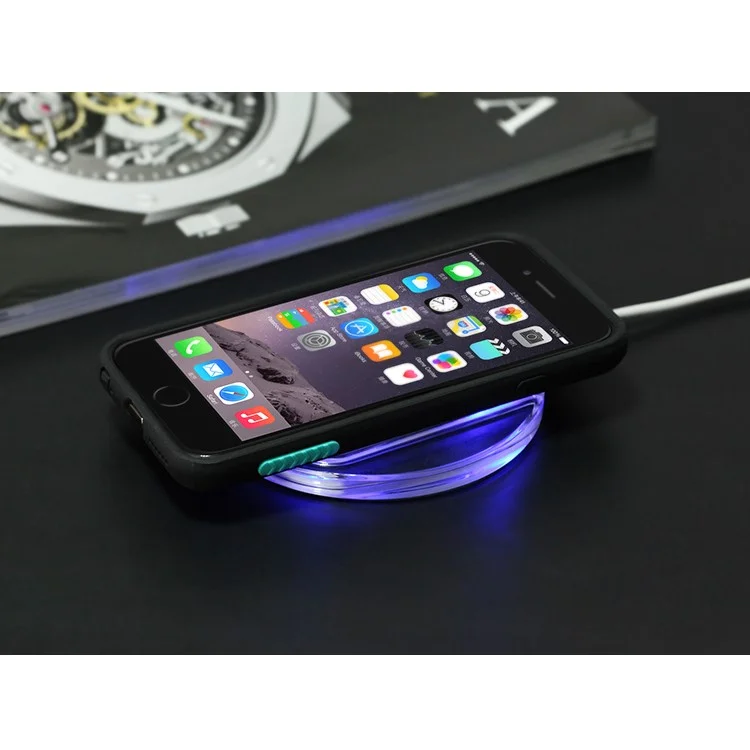 NILLKIN Super Power for iPhone 6 Wireless Charging Receiver PC + TPU Case - Black