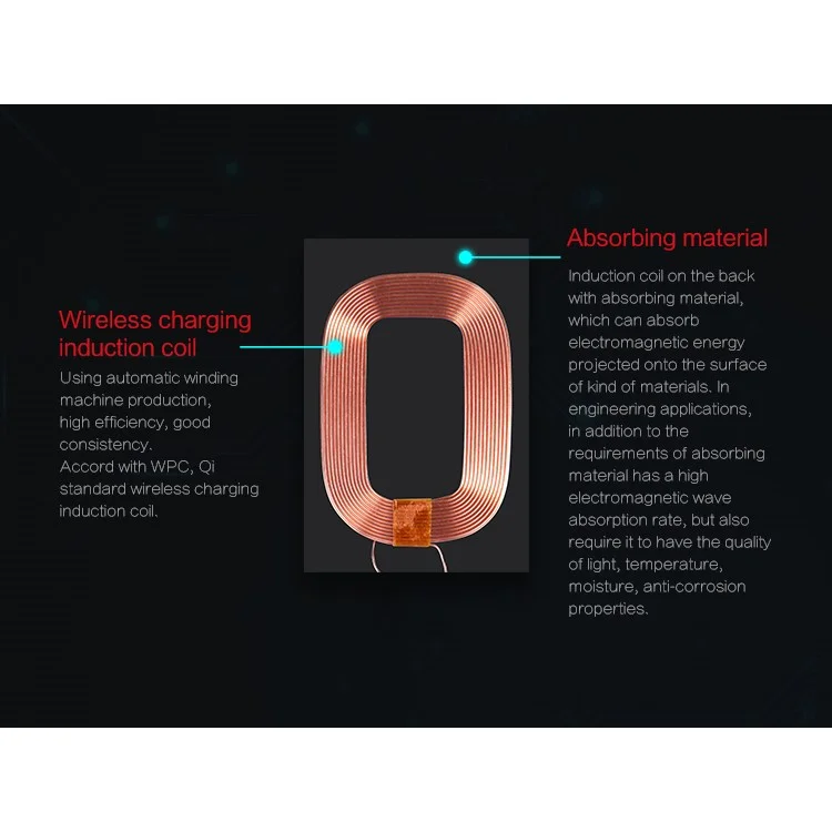 NILLKIN Super Power for iPhone 6 Wireless Charging Receiver PC + TPU Case - Black