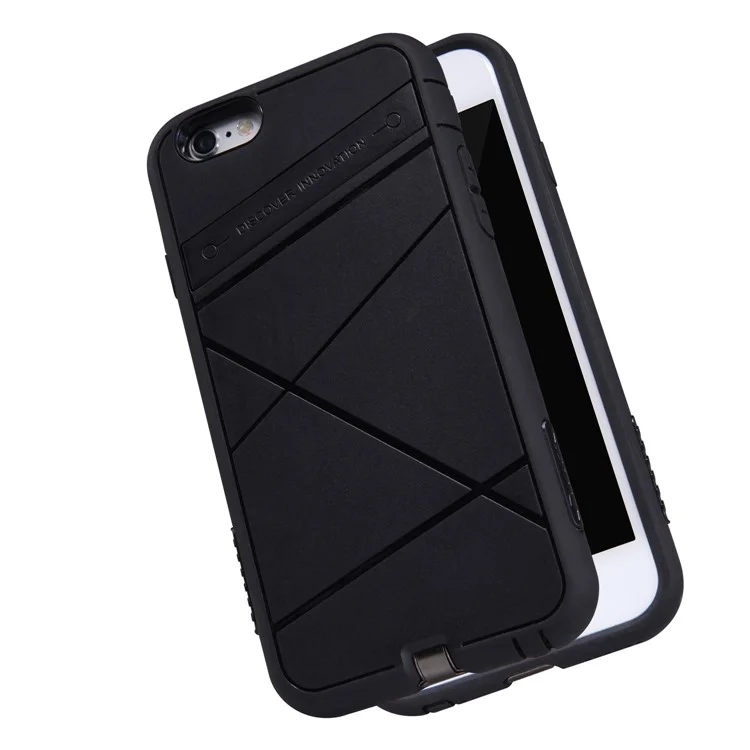 NILLKIN Super Power for iPhone 6 Wireless Charging Receiver PC + TPU Case - Black