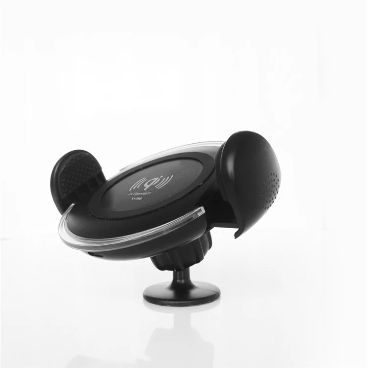 YOGEE CZ-1 Wireless Car Charger (Not Support FOD Function) Vehicle-mounted Charging Holder for Samsung S8 / S8 Plus etc. - Black