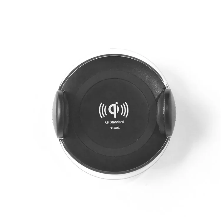 YOGEE CZ-1 Wireless Car Charger (Not Support FOD Function) Vehicle-mounted Charging Holder for Samsung S8 / S8 Plus etc. - Black