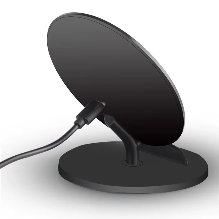 ITIAN Q8 10W QC2.0 Qi Wireless Charging Stand for iPhone 8/8 Plus/Samsung Note 8/S8/S8 Plus etc. - Black