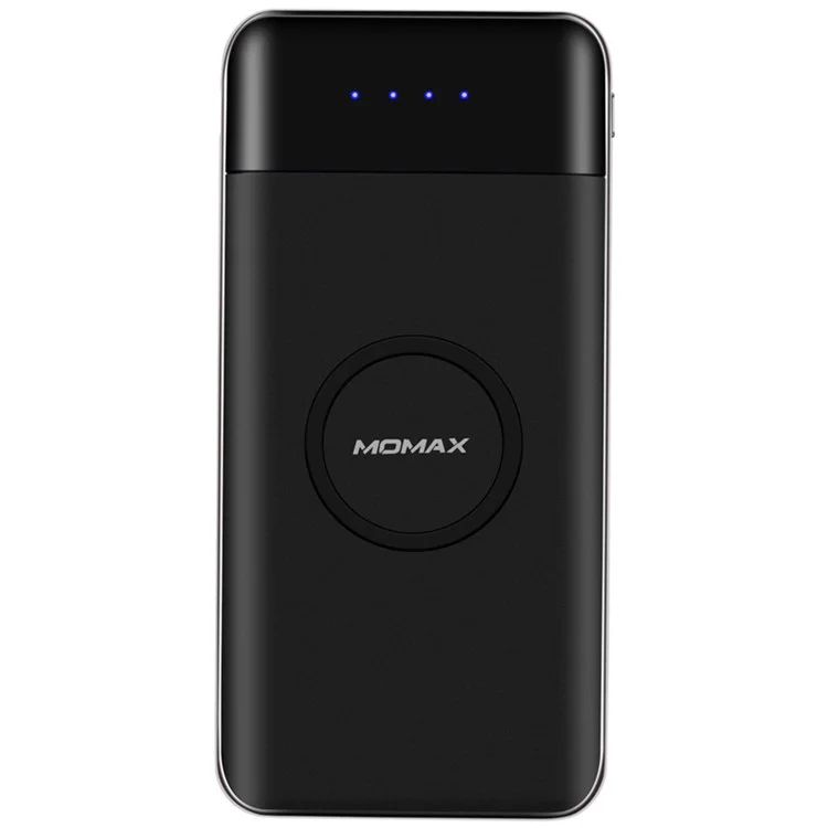MOMAX iPower Air Wireless Charging Pad + Power Bank 10000mAh for iPhone X/8/8 Plus etc. (Not Support FOD Function) - Black