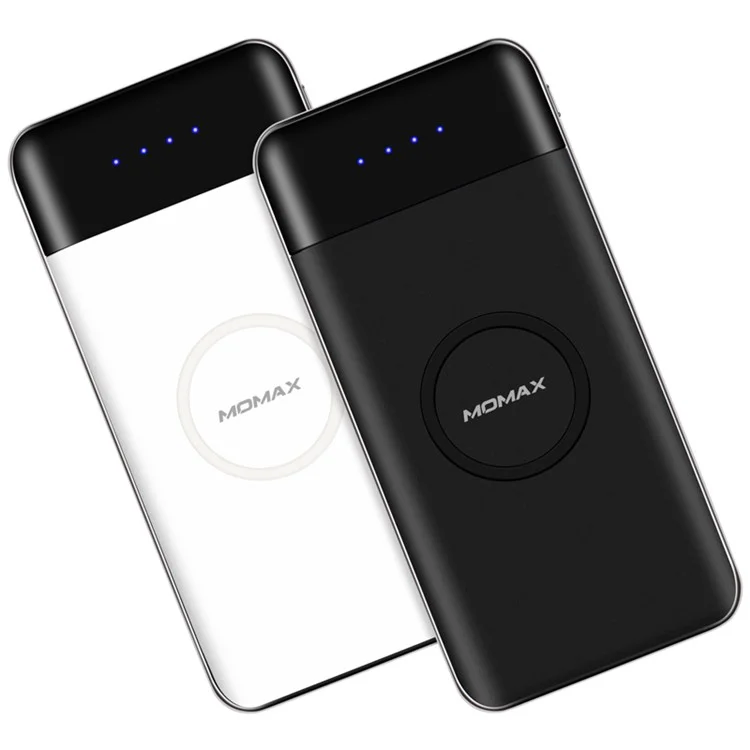 MOMAX iPower Air Wireless Charging Pad + Power Bank 10000mAh for iPhone X/8/8 Plus etc. (Not Support FOD Function) - Black