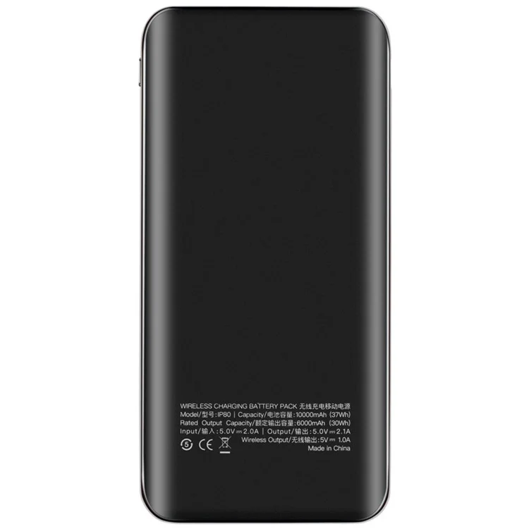MOMAX iPower Air Wireless Charging Pad + Power Bank 10000mAh for iPhone X/8/8 Plus etc. (Not Support FOD Function) - Black