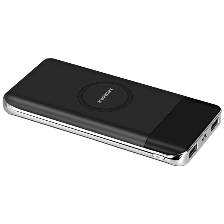 MOMAX iPower Air Wireless Charging Pad + Power Bank 10000mAh for iPhone X/8/8 Plus etc. (Not Support FOD Function) - Black