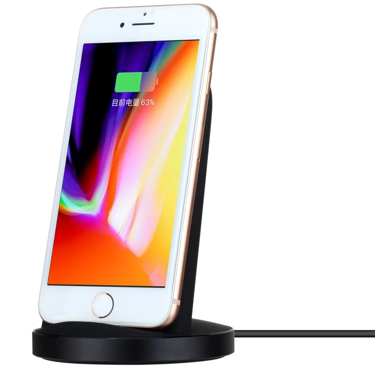 MOMAX Q.Dock2 10W Wireless Charger Charging Dock Stand for iPhone 8/8 Plus/Samsung Galaxy S8 (Not Support FOD Function) - Black